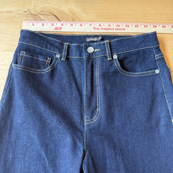 J MCLAUGHLIN LOWDEN WIDE LEG JEANS HIGH WAIST PREPPY MODERN WEEKEND NWT 4 - Picture 6 of 11